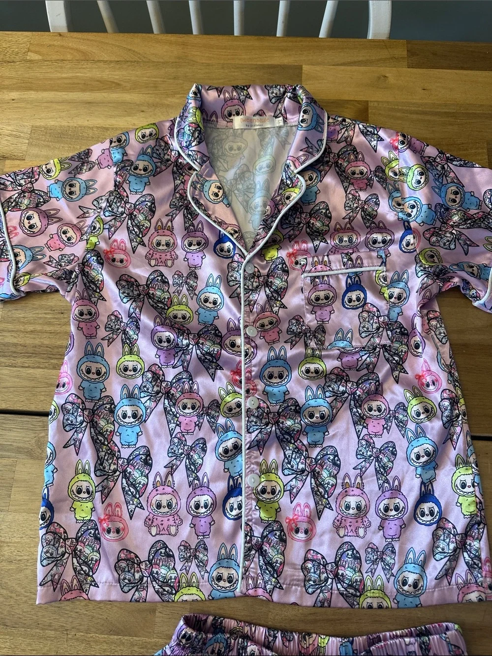 TWEENSTYLE by STOOPHER Labubu satin pajamas